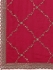 Jacquard chinon sharara suit in Red colour 66216